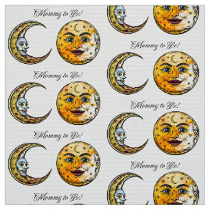 Celestial Sun and Moon Mommy zu sein Stoff
