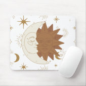 Celestial Sun and Moon Mousepad (Mit Mouse)