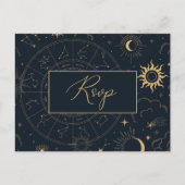 Celestial Sun and Moon UAWG Postcard Postkarte (Vorderseite)