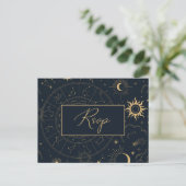 Celestial Sun and Moon UAWG Postcard Postkarte (Stehend Vorderseite)