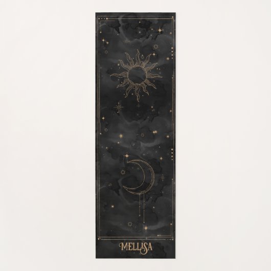Celestial Sun and Moon Yoga Mat Yogamatte (Vorderseite)
