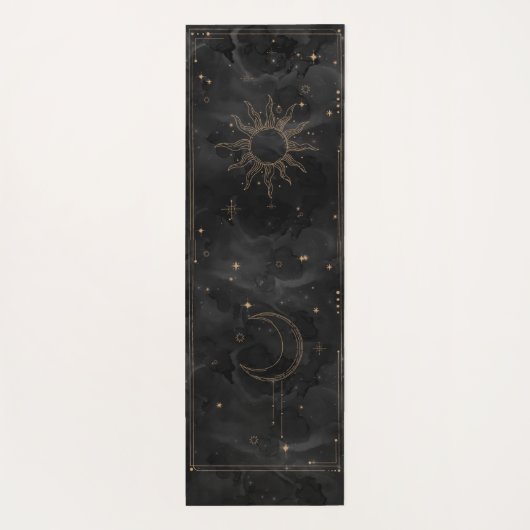 Celestial Sun and Moon Yoga Mat Yogamatte (Rückseite)