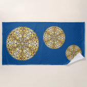 Celestial Sun Beach Towel Strandtuch (Vorderseite)