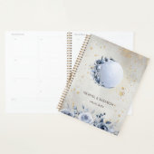 Celestial Sun, Blue Moon Blume, Stars Night Sky Planer (Anzeige)