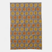 Celestial Sun Blume Geschirrtuch (Vertikal)