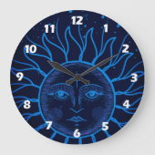 Celestial Sun clock Große Wanduhr (Vorderseite)