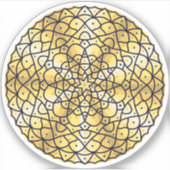 Celestial Sun Contour Sticker (Vorderseite)
