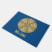 Celestial Sun Doormat Fußmatte (Schrägansicht)