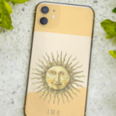 Celestial Sun Face Colorblock Monogram iPhone Hülle