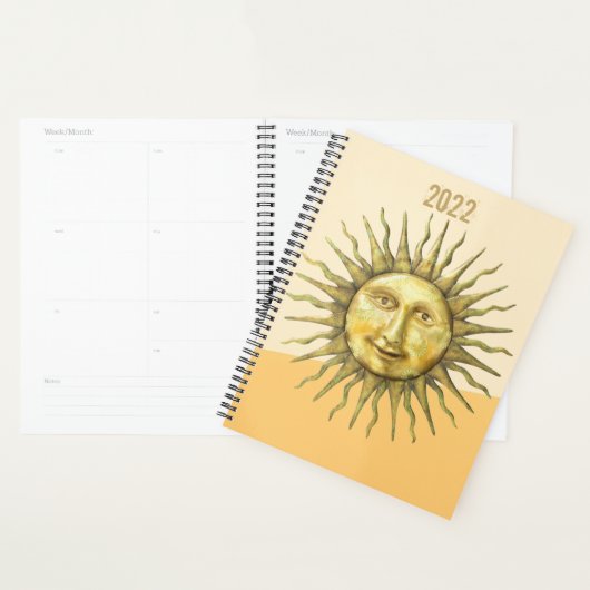 Celestial Sun Face Colorblock Planer (Anzeige)