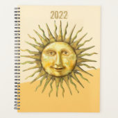 Celestial Sun Face Colorblock Planer (Vorderseite)