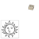 Celestial Sun Face Summer Journaling Scrapbooking Gummistempel (Stempel)