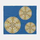 Celestial Sun Fleece Blanket (Vorderseite (Horizontal))