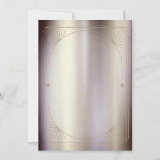 Celestial Sun Frame Magic Einladung (Rückseite)