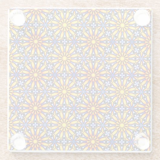 Celestial Sun Glasuntersetzer (Rückseite)