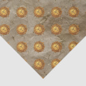 Celestial Sun Gold Pattern (2) Seidenpapier (Ausschnitt)