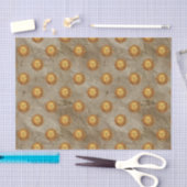 Celestial Sun Gold Pattern (2) Seidenpapier (Handwerk)