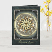 Celestial Sun Greetings und Mitteilungskarten (Gelbe Blume)