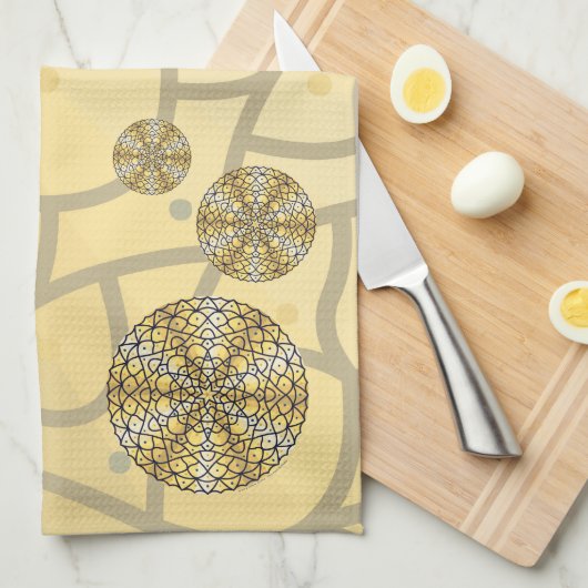 Celestial Sun Handtuch (Viertel Falte)