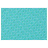Celestial Sun in Aquamarin Tischdecke (Vorderseite (Horizontal))