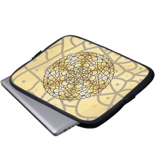 Celestial Sun Laptop Case (Vorne Knopf)