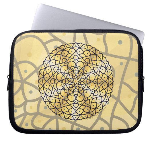 Celestial Sun Laptop Case (Vorderseite)