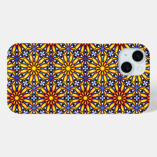 Celestial Sun Mandala Case-Mate iPhone Hülle (Rückseite (Horizontal))