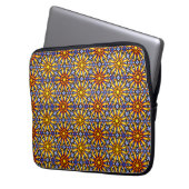 Celestial Sun Mandala Laptopschutzhülle (Vorderseite Links)