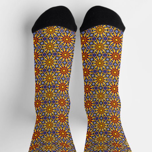 Celestial Sun Mandala Socken (Oben)