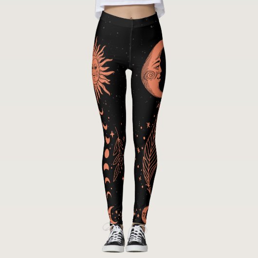 Celestial Sun Moon Celestial Leggings (Vorderseite)