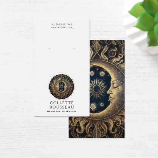 Celestial Sun Moon Earring Juwelier Display (Schreibtisch)