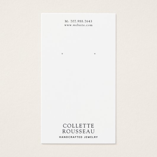 Celestial Sun Moon Earring Juwelier Display (Vorderseite)