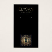 Celestial Sun Moon Earring Juwelier Display (Vorderseite)