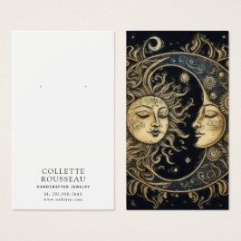 Celestial Sun Moon Earring Juwelier Display