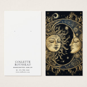 Celestial Sun Moon Earring Juwelier Display