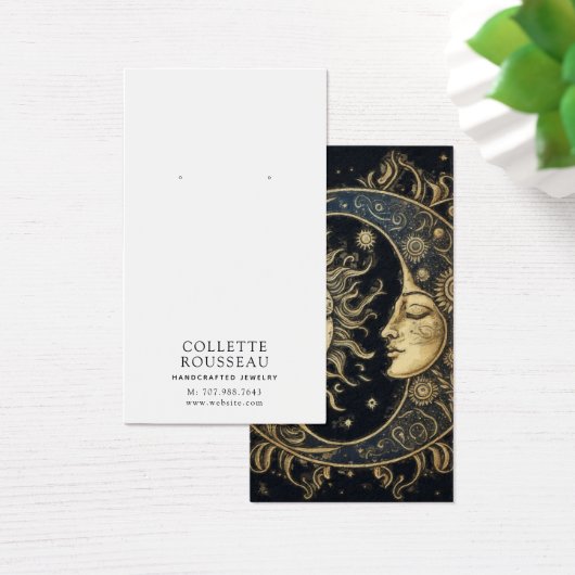 Celestial Sun Moon Earring Juwelier Display (Schreibtisch)