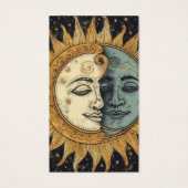 Celestial Sun Moon Earring Juwelier Display (Rückseite)