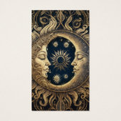 Celestial Sun Moon Earring Juwelier Display (Rückseite)