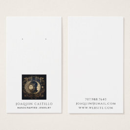 Celestial Sun Moon Earring Juwelier Display Cards
