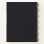 Celestial Sun Moon Face Personalisiert Notizblock (Rückseite)