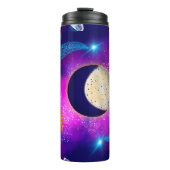 Celestial Sun Moon Galaxy Thermosbecher (Vorderseite)