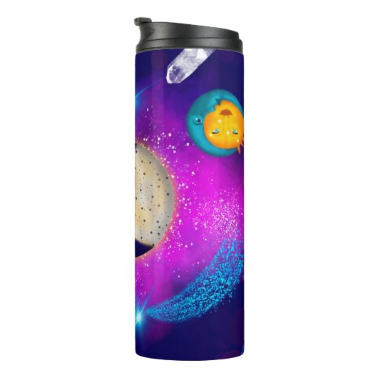 Celestial Sun Moon Galaxy Thermosbecher (Nach rechts gedreht)