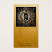 Celestial Sun Moon Gold Earring Juwelier Display (Vorderseite)