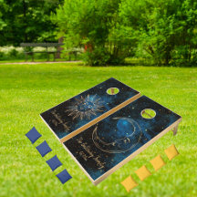 Celestial Sun Moon Personalisiert Name Glitzer Nav