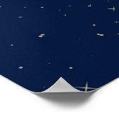 Celestial Sun Moon Phases Zodiac Poster (Ecke)