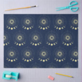 Celestial Sun Moon Phases Zodiac Seidenpapier (Basteln)