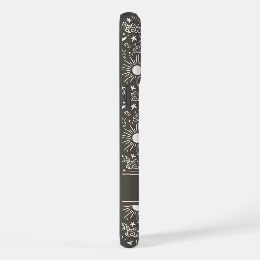 Celestial Sun & Moon Phone Case | Custom Name iPhone Hülle (Rechte Seite)