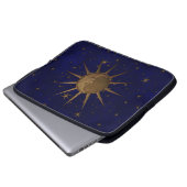 Celestial Sun Moon Starry Night Laptopschutzhülle (Vorne Knopf)