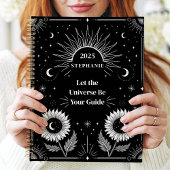 Celestial Sun Moon Stars Custom Manifestation Planer