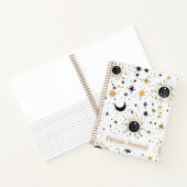 Celestial Sun Moon Stars Dream Journal Notizblock (Innenseite)